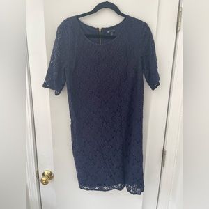 GAP navy lace mini dress size 12